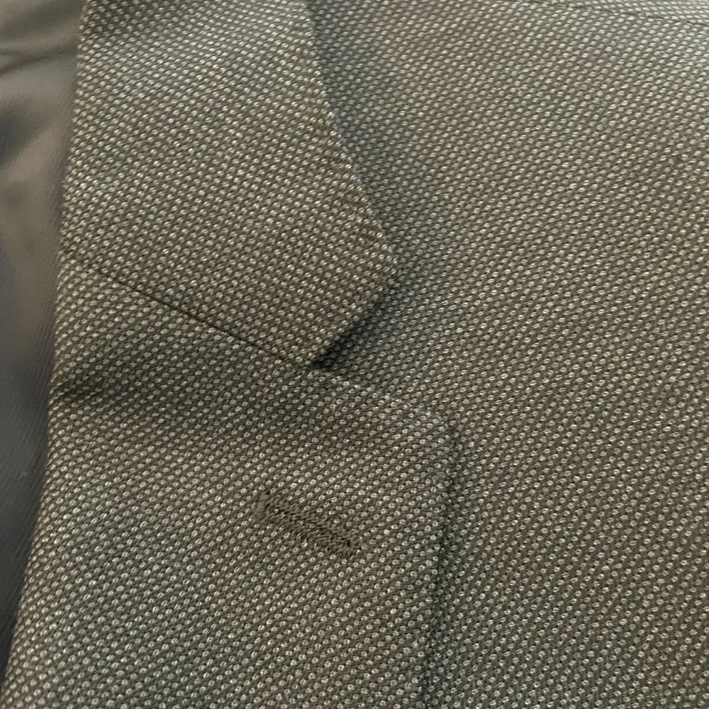 BANANA REPUBLIC Wool Nailhead Slim Fit Jacket in Gray/Navy Size 44 R‎ $400